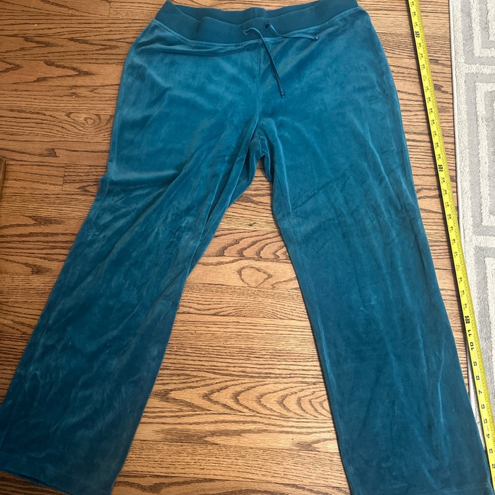Source Unknown Teal Track Pants
